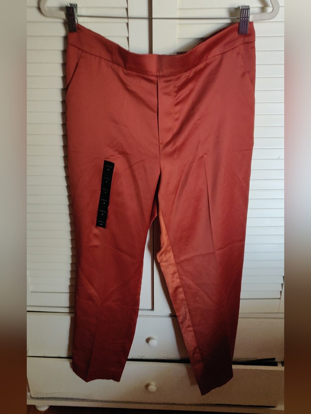 Banana Republic Hayden Straight Tapered Ankle Women's Dress Pants Rust